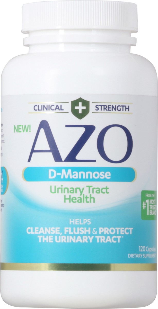 slide 2 of 9, AZO D- Mannose Uriary Health Supplement, 120 ct