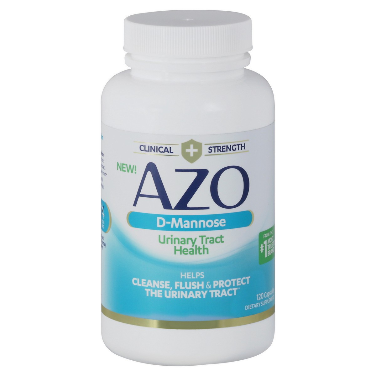 slide 1 of 9, AZO D- Mannose Uriary Health Supplement, 120 ct