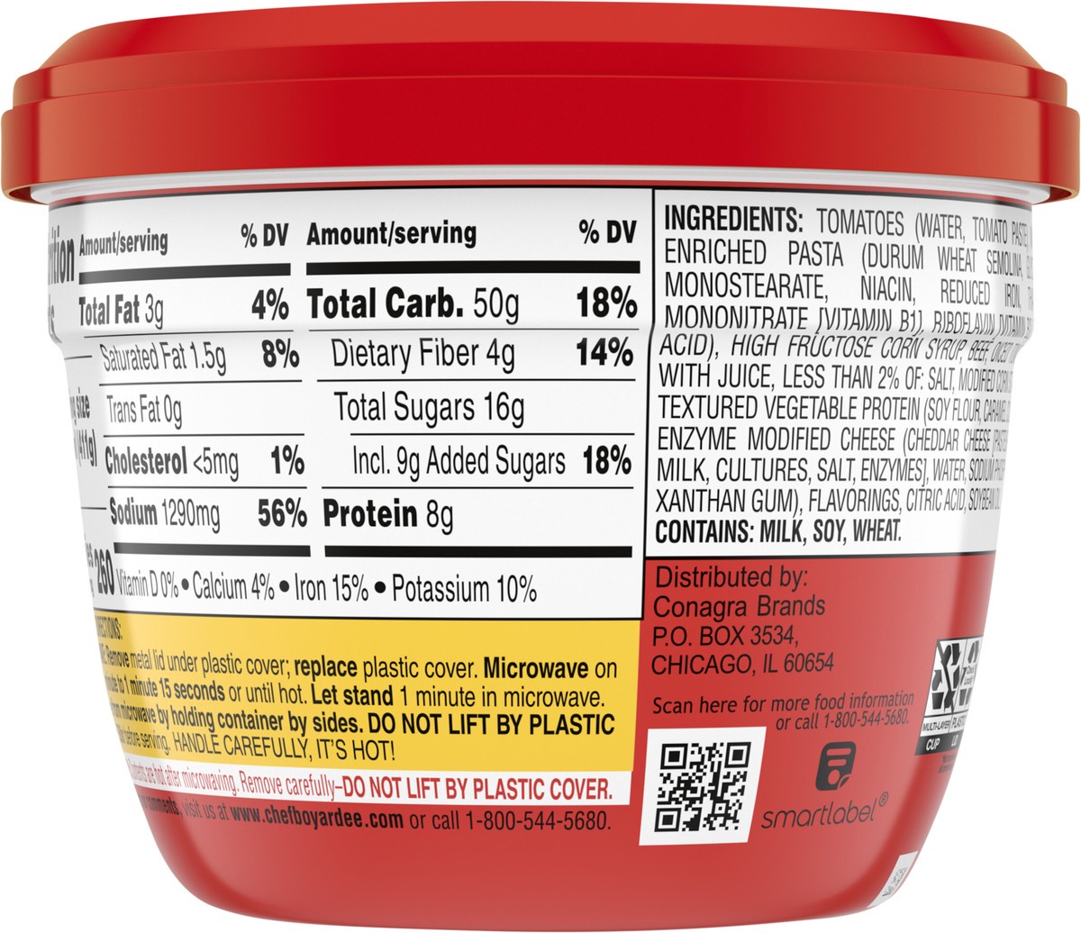 slide 10 of 10, Chef Boyardee Lasagna, Pasta in Chunky Tomato Sauce Seasoned with Meat, 14.5 oz., 14.5 oz