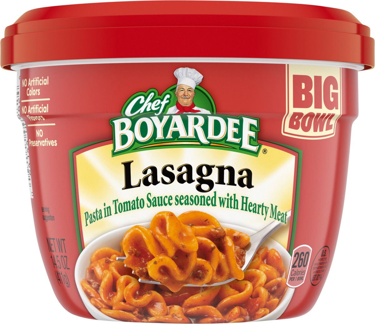 slide 3 of 10, Chef Boyardee Lasagna, Pasta in Chunky Tomato Sauce Seasoned with Meat, 14.5 oz., 14.5 oz