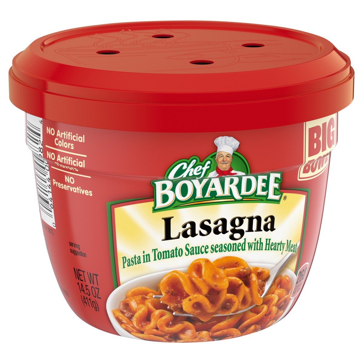 slide 4 of 10, Chef Boyardee Lasagna, Pasta in Chunky Tomato Sauce Seasoned with Meat, 14.5 oz., 14.5 oz