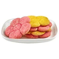 Fresh from Meijer Flower Shaped Sugar Cookies, 20 Count