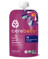 Cerebelly Organic Beet Carrot Blueberry with Coconut Milk 4oz