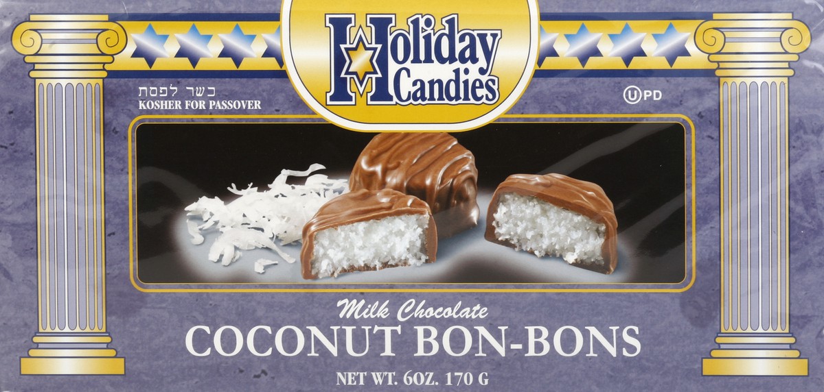 slide 4 of 4, Holiday Candies Coconut Bon-Bons 6 oz, 6 oz