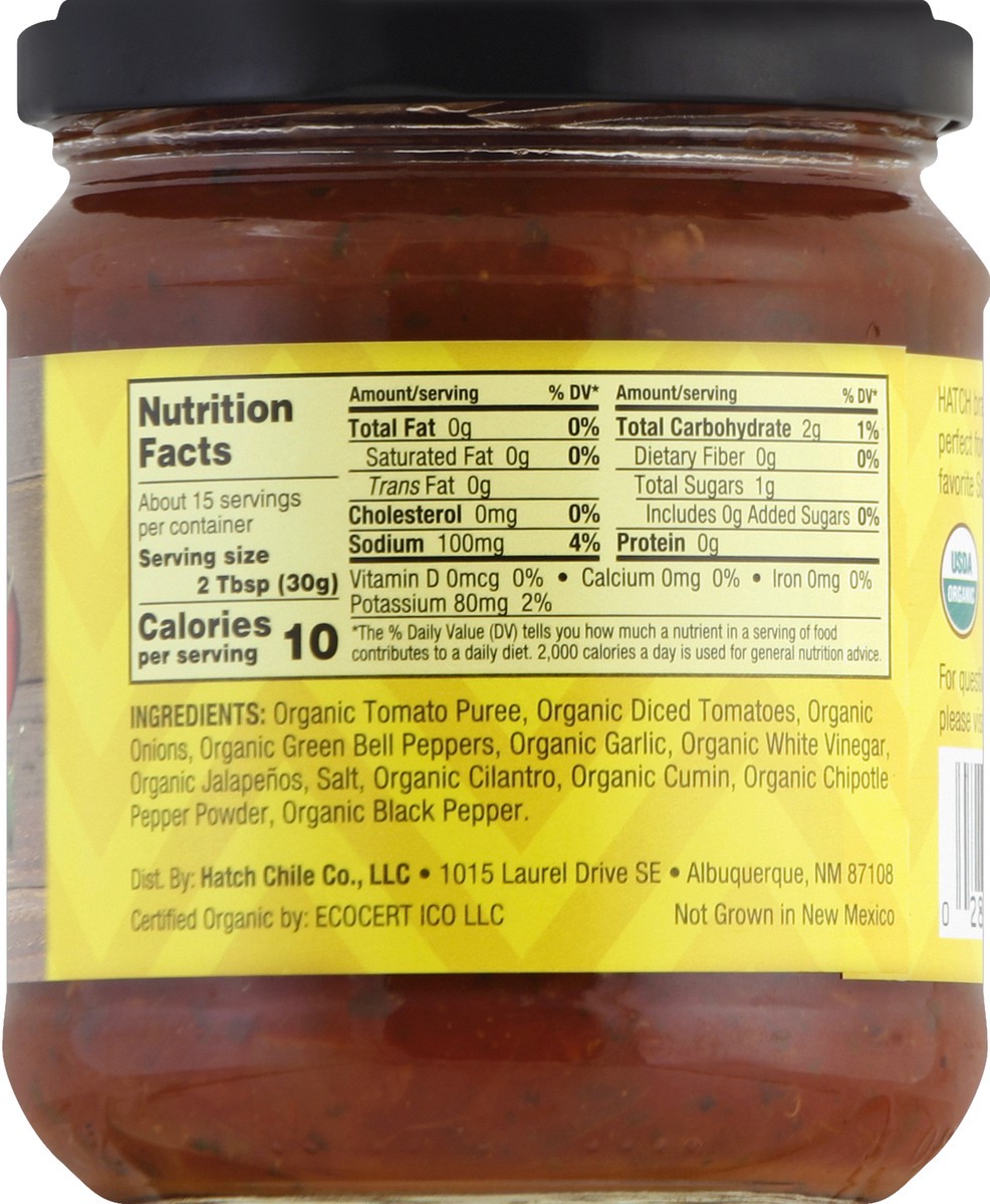 slide 3 of 7, Hatch Salsa 16 oz, 16 oz