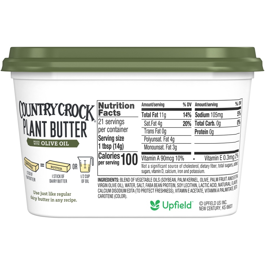 Country Crock Plant Butter with Olive Oil Dairy Free 10.5 oz | Shipt