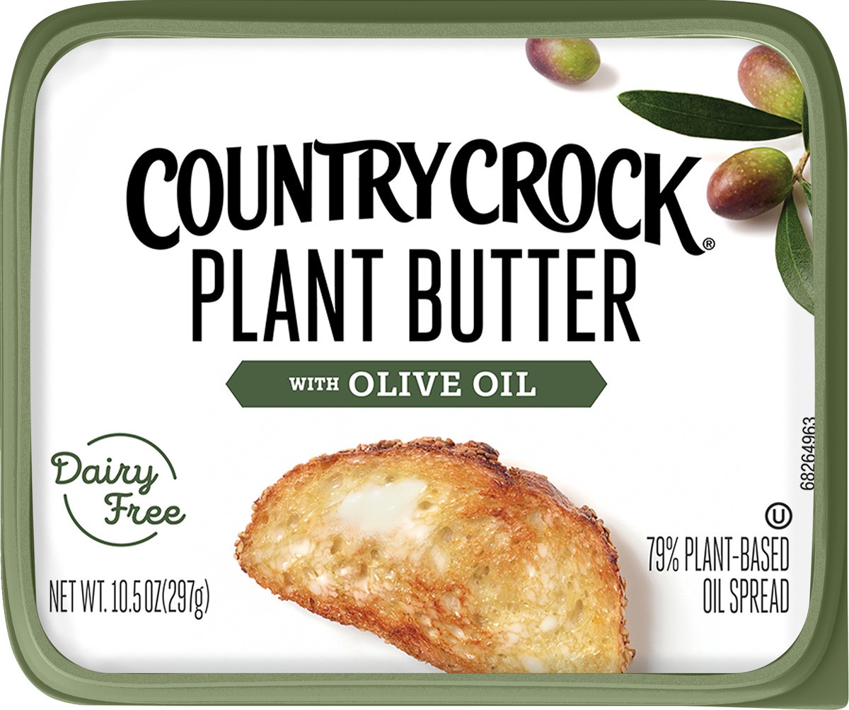 slide 7 of 7, Country Crock Dairy Free Plant Butter with Olive Oil 10.5 oz, 10.5 oz