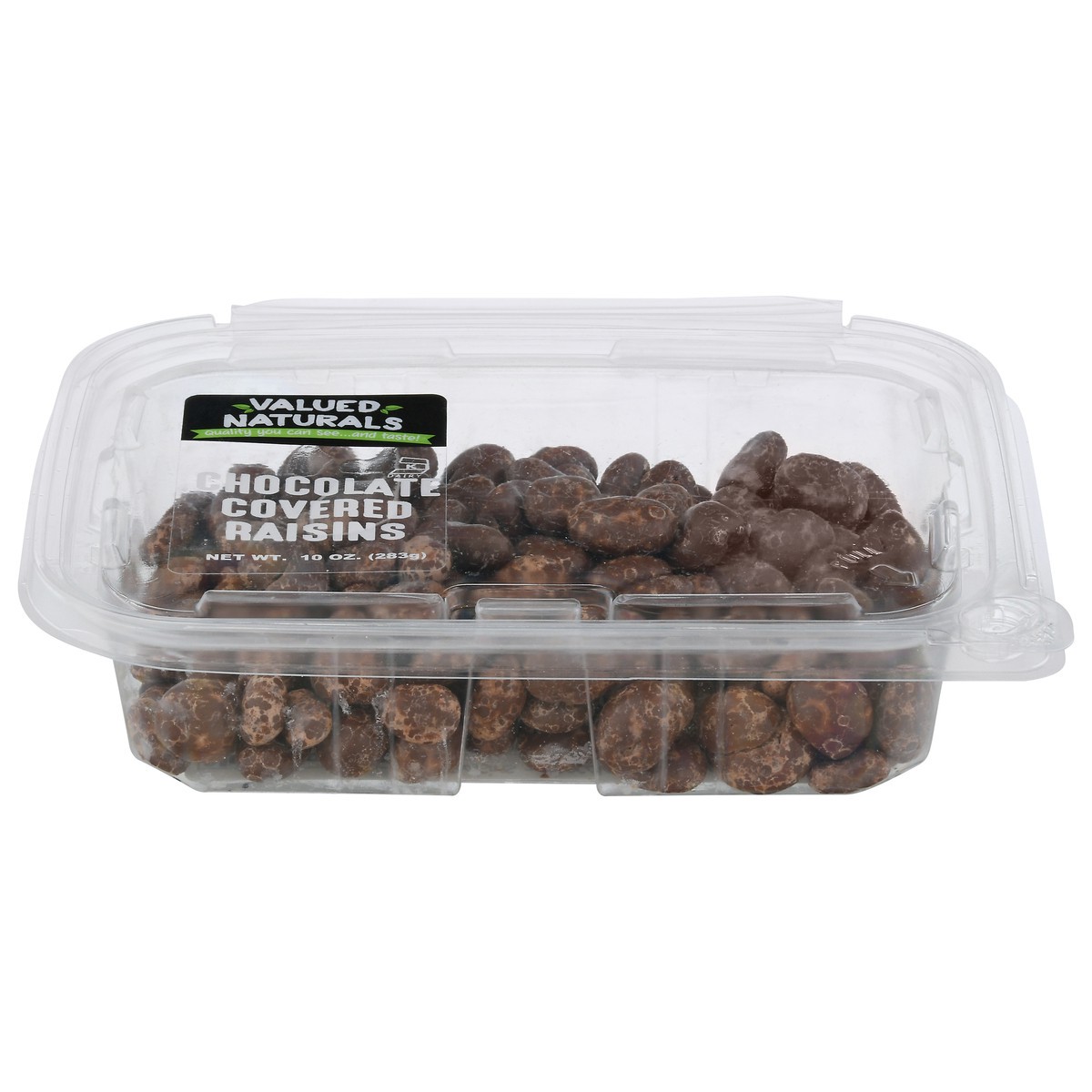slide 10 of 13, Valued Naturals Chocolate Covered Raisins 10 oz, 10 oz