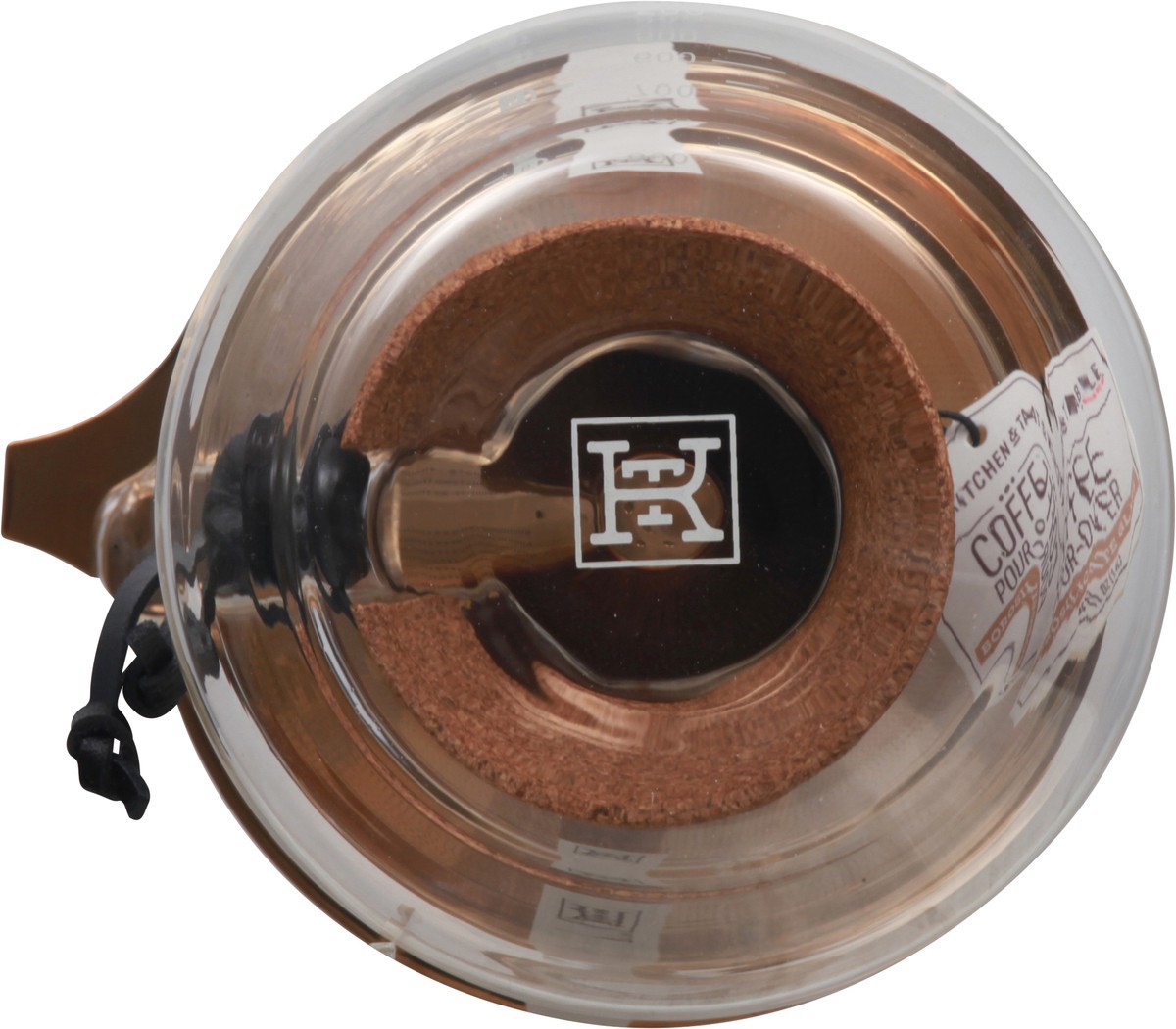 slide 6 of 12, Kitchen & Table by H-E-B Glass Pour-Over Coffee Brewer, 1 ct