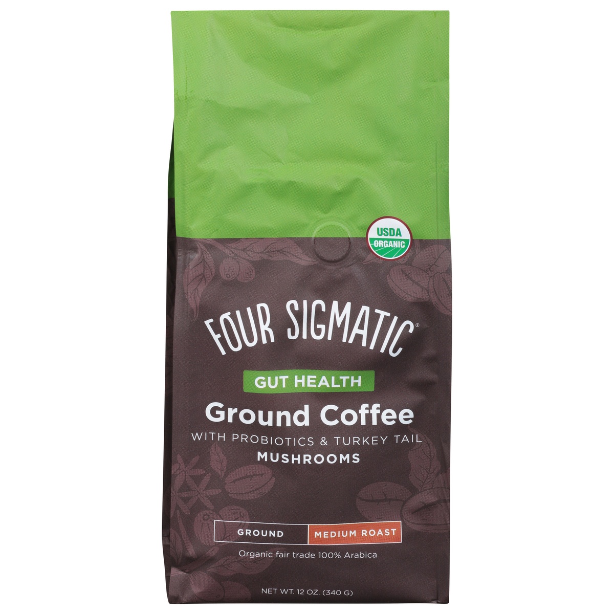 slide 1 of 1, Four Sigmatic Mushroom Ground Coffee, 1 ct