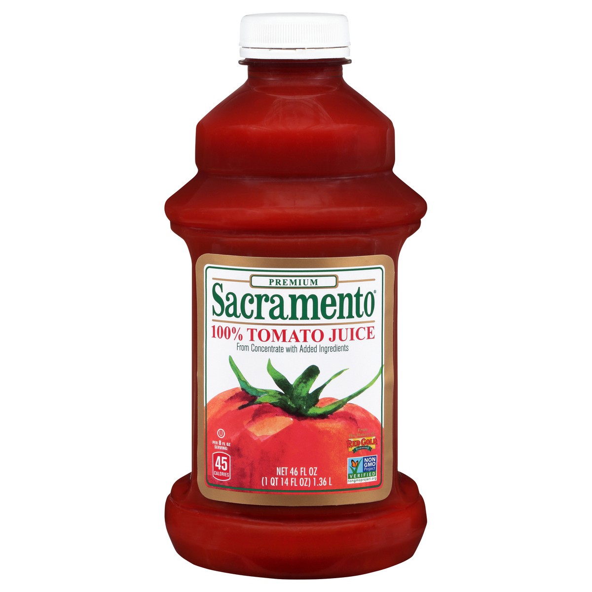 slide 1 of 11, Sacramento Red Gold Premium 100% Tomato Sauce 46 fl oz, 46 fl oz