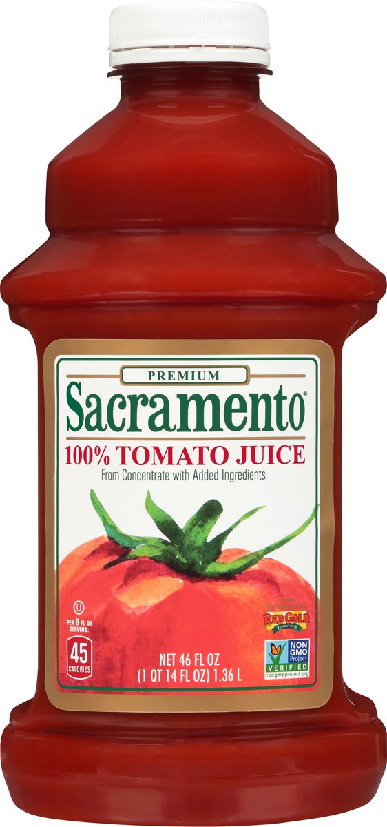 slide 10 of 11, Sacramento Red Gold Premium 100% Tomato Sauce 46 fl oz, 46 fl oz