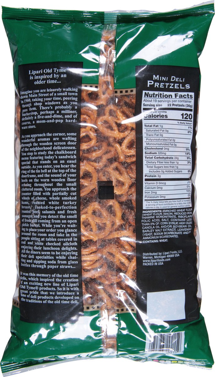 slide 9 of 9, Lipari Old Tyme Mini Deli Pretzels 20 oz, 20 oz