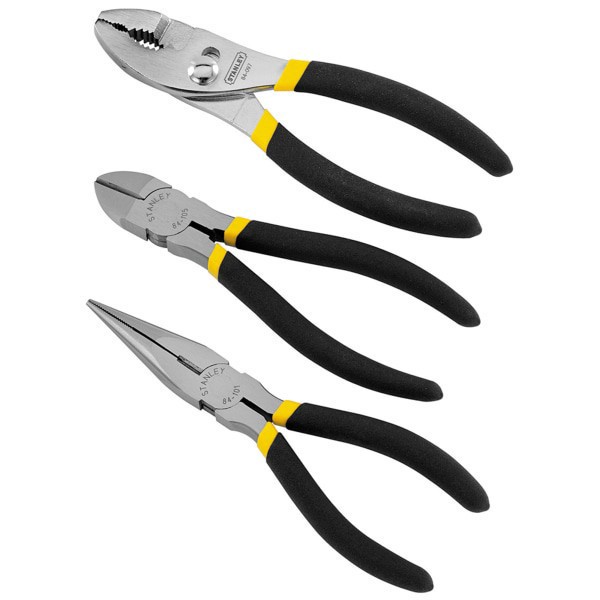 slide 2 of 2, Stanley Tools Pliers Set, 3 ct