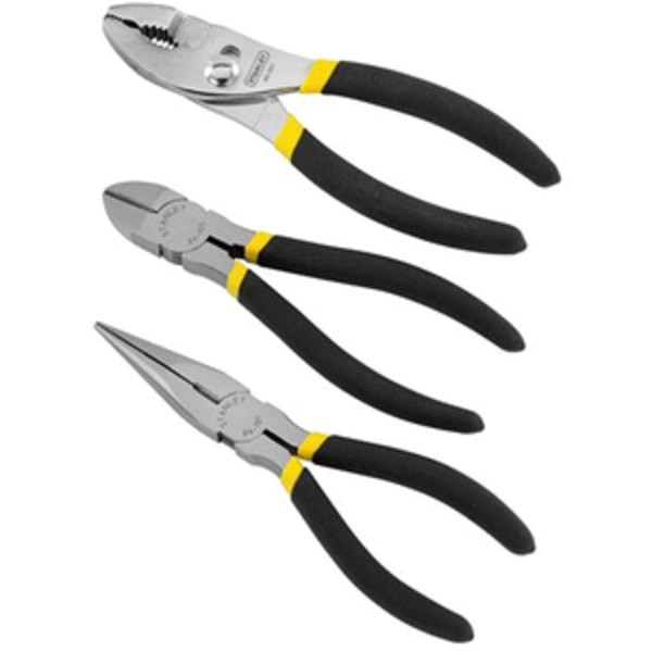slide 1 of 2, Stanley Tools Pliers Set, 3 ct