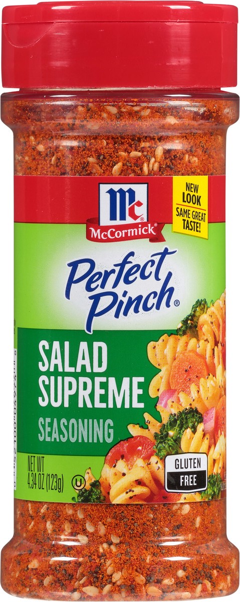 slide 3 of 10, McCormick Perfect Pinch Gluten Free Salad Supreme Seasoning, 4.34 oz, 4.34 oz