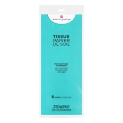 American Greetings Caribbean Blue Tissue Paper, 8 ct