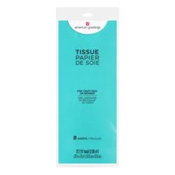 American Greetings Caribbean Blue Tissue Paper, 8 ct