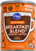 slide 1 of 1, Kroger Breakfast Blend Ground Coffee, 11.5 oz