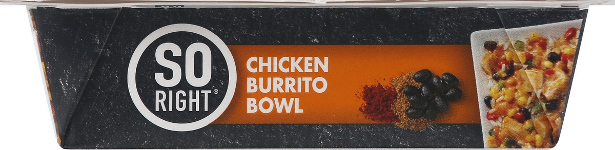 slide 4 of 9, So Right Chicken Burrito Bowl, 9 oz