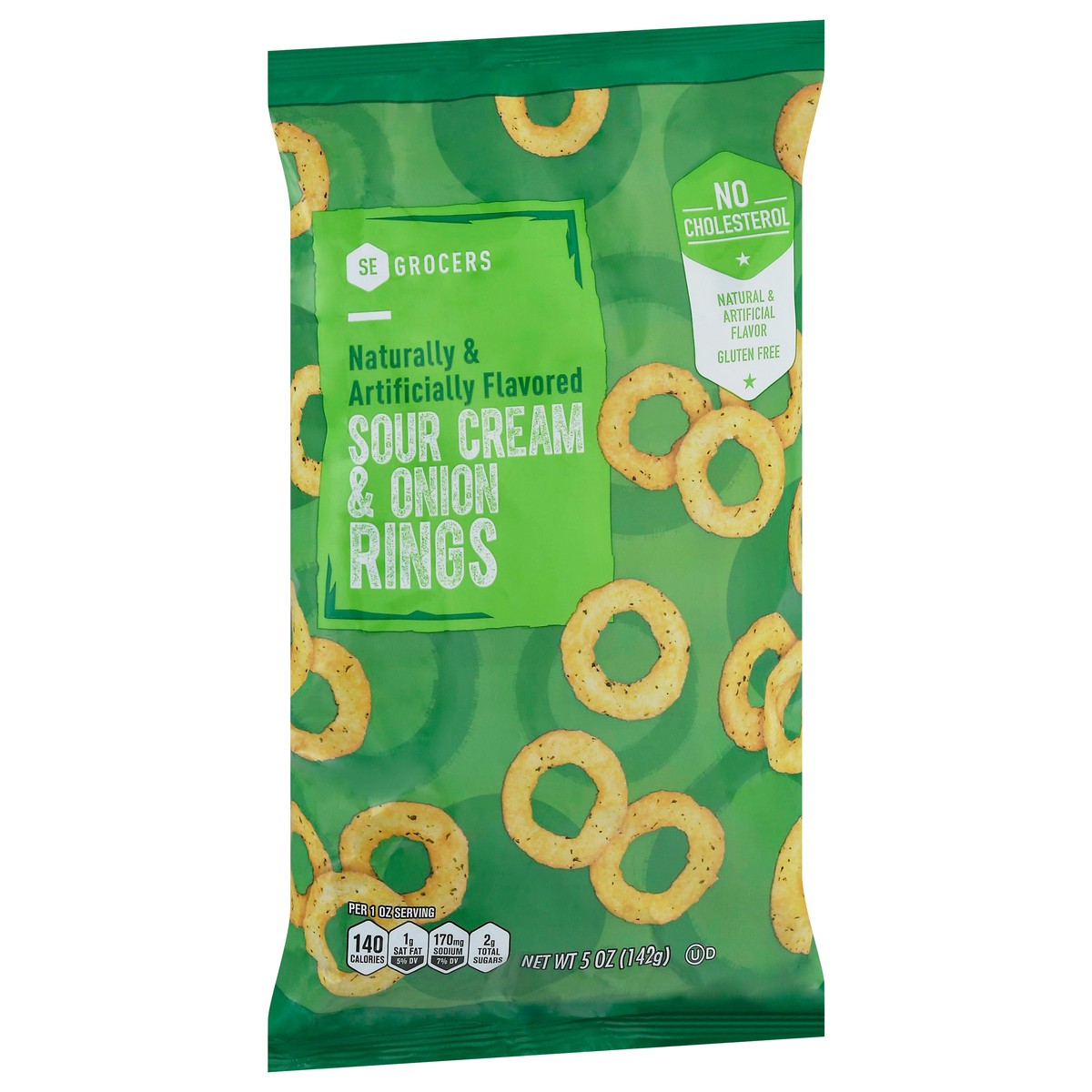 slide 2 of 9, Se Grocers Sour Crm Onion Rng, 5 oz