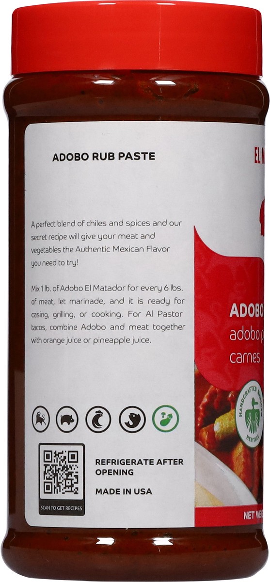 slide 6 of 13, El Matador Adobo Rub 14 oz, 14 oz