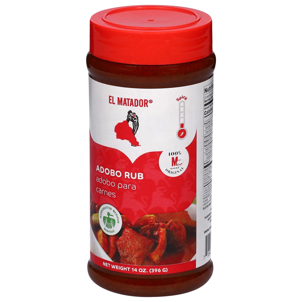 slide 12 of 13, El Matador Adobo Rub 14 oz, 14 oz