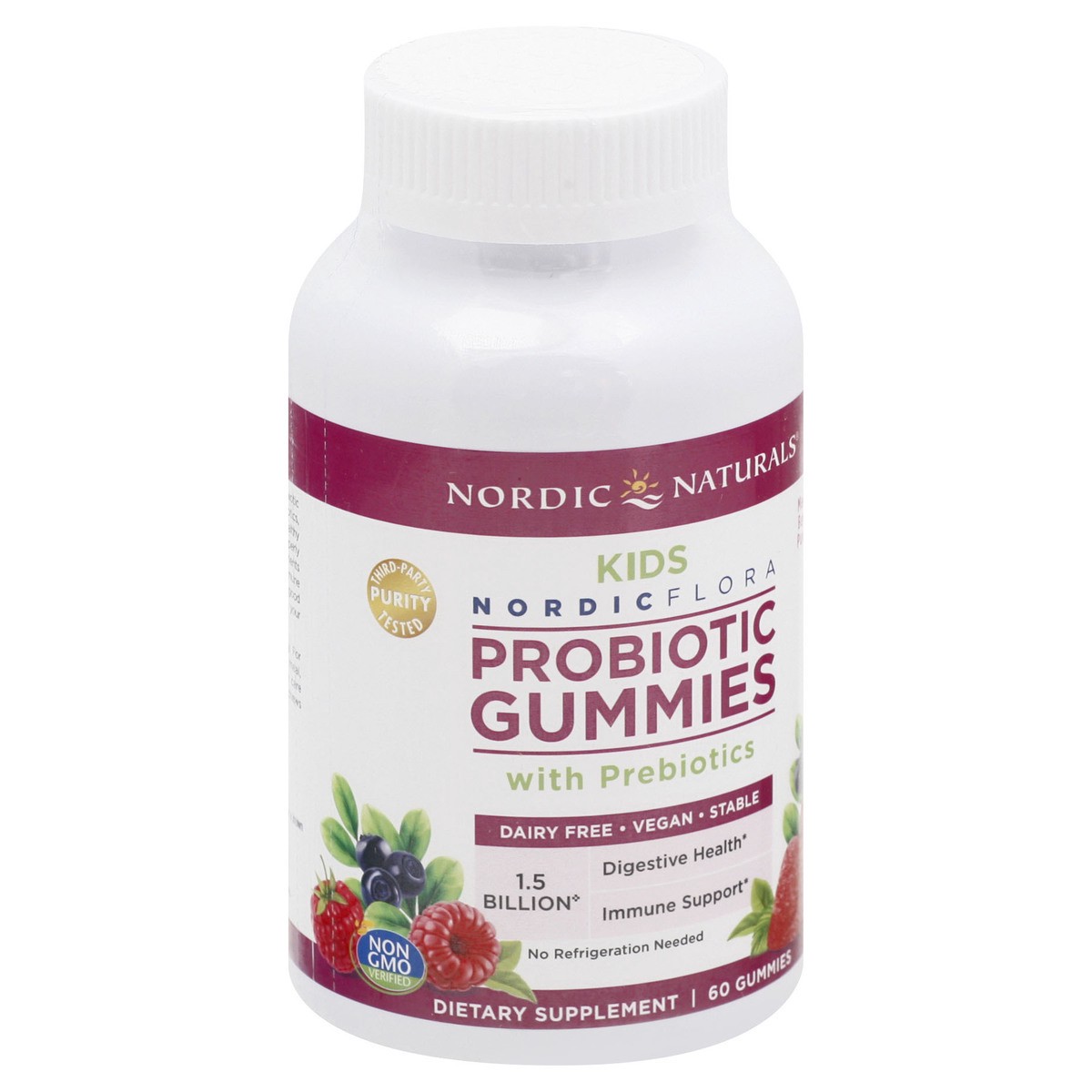 slide 7 of 9, Nordic Naturals Kids Flora Probiotic Gummies, 60 ct