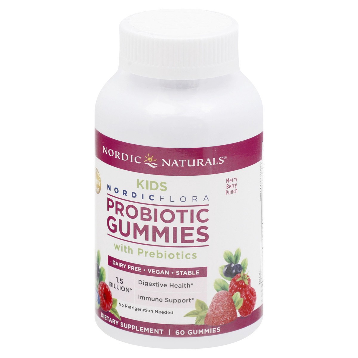 slide 9 of 9, Nordic Naturals Kids Flora Probiotic Gummies, 60 ct