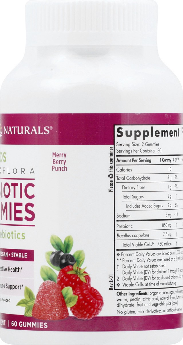 slide 6 of 9, Nordic Naturals Kids Flora Probiotic Gummies, 60 ct