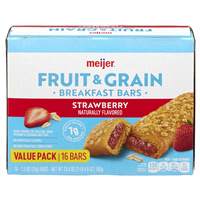 slide 19 of 29, Meijer Fruit & Grain Strawberry Breakfast Bars, 16 ct