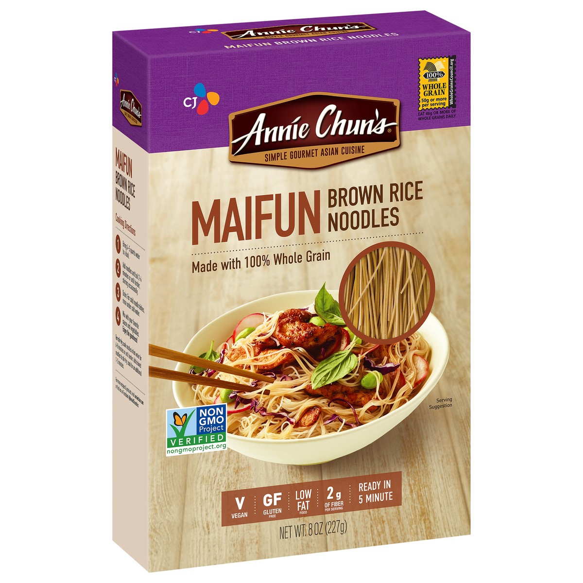 slide 7 of 9, Annie Chun's Maifun Brown Rice Noodles, 8 oz