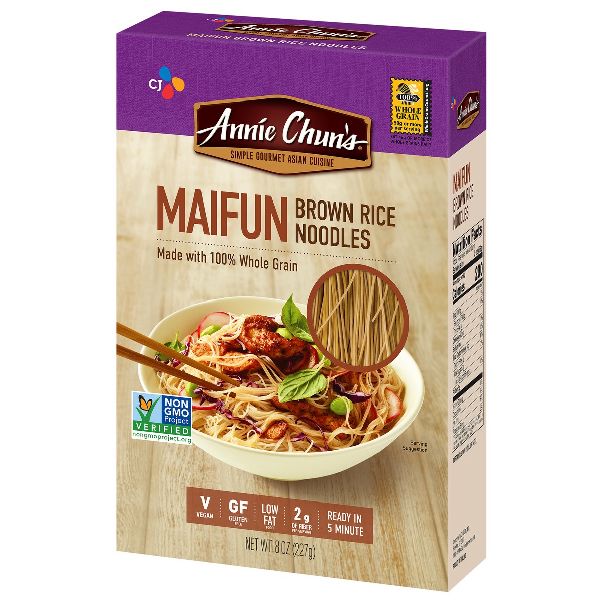 slide 6 of 9, Annie Chun's Maifun Brown Rice Noodles, 8 oz