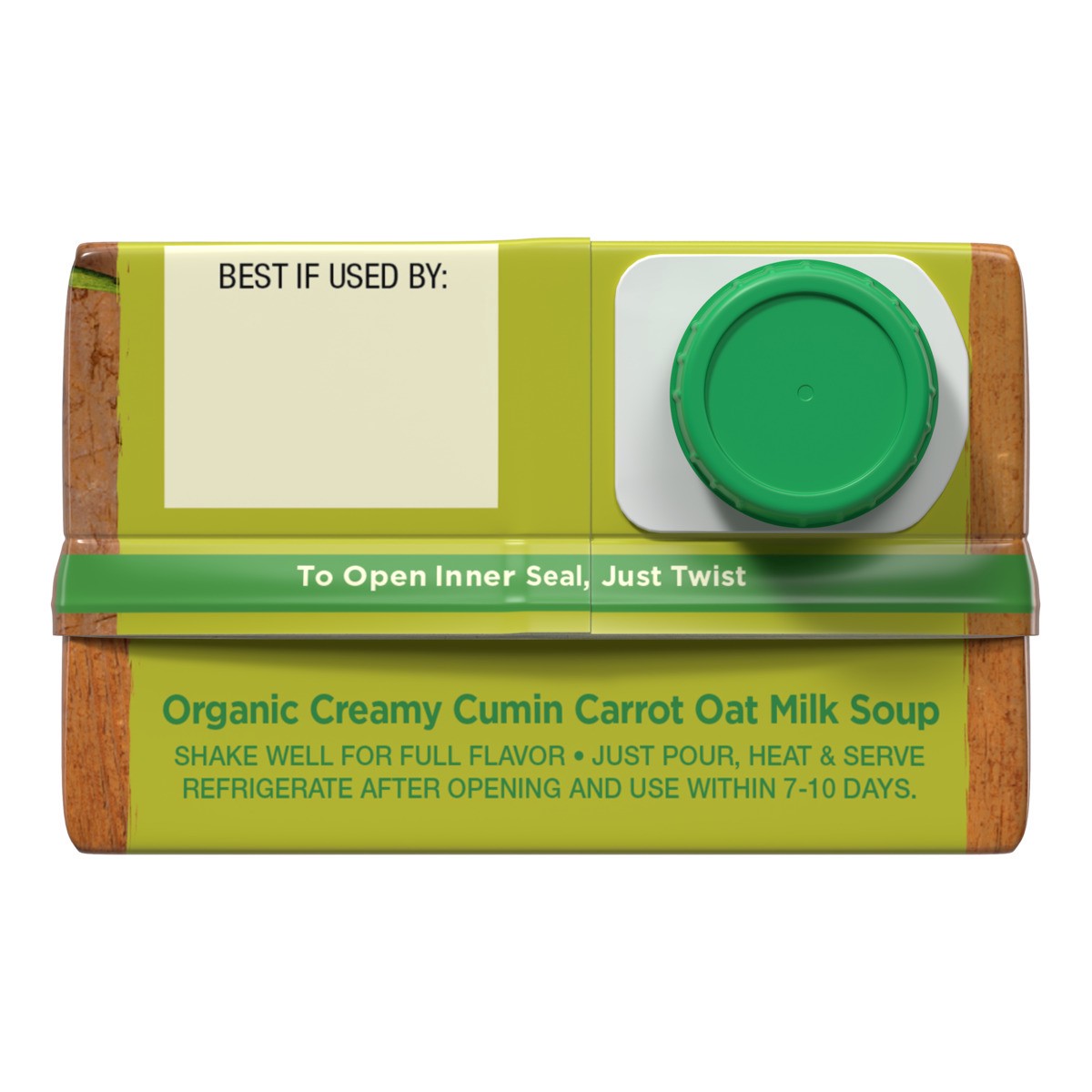 slide 10 of 10, Pacific Foods Organic Cumin Carrot Oat Milk Soup, 32 oz Carton, 1 ct