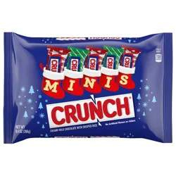 CRUNCH MINIS Milk Chocolate and Crisped Rice Individually Wrapped Candy Bars White Elephant Gifts