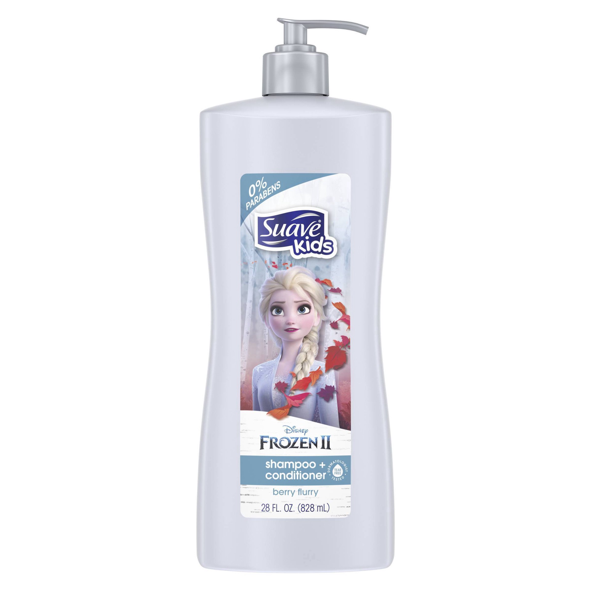 slide 6 of 9, Suave Kids Disney Frozen II Tear Free Berry Flurry Shampoo + Conditioner - 28 fl oz, 28 oz