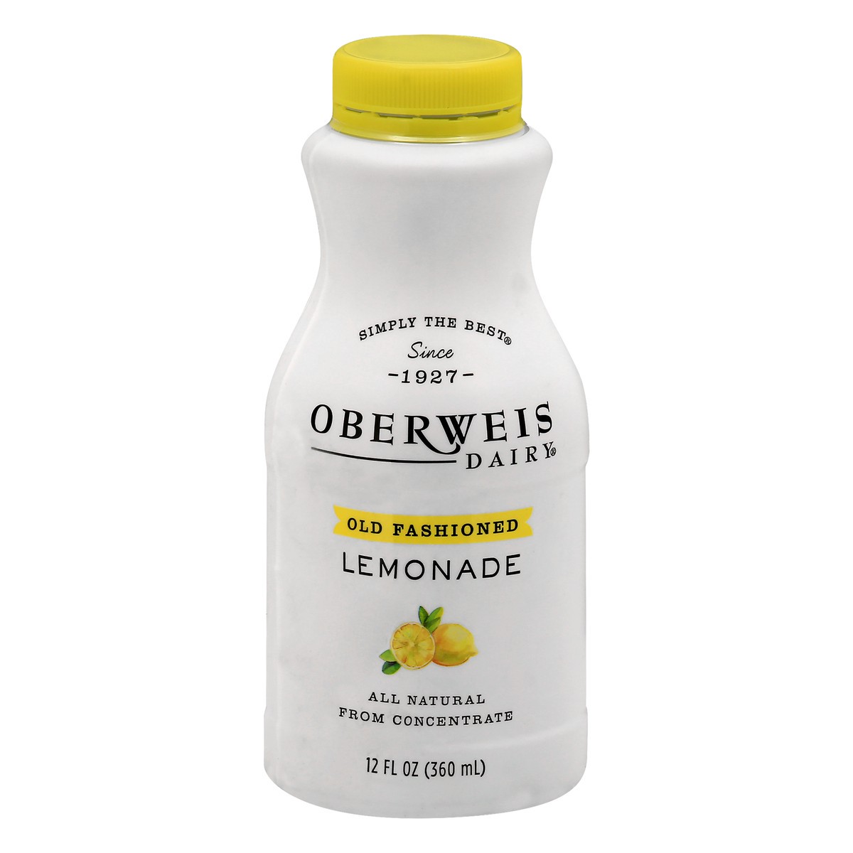 slide 1 of 8, Oberweis Single Serve Lemonade, 12 fl oz