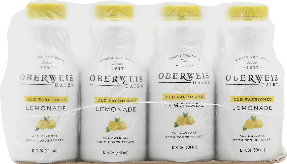 slide 2 of 8, Oberweis Single Serve Lemonade, 12 fl oz