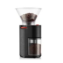 Bodum Bistro Conical Burr Electric Coffee Grinder - Black