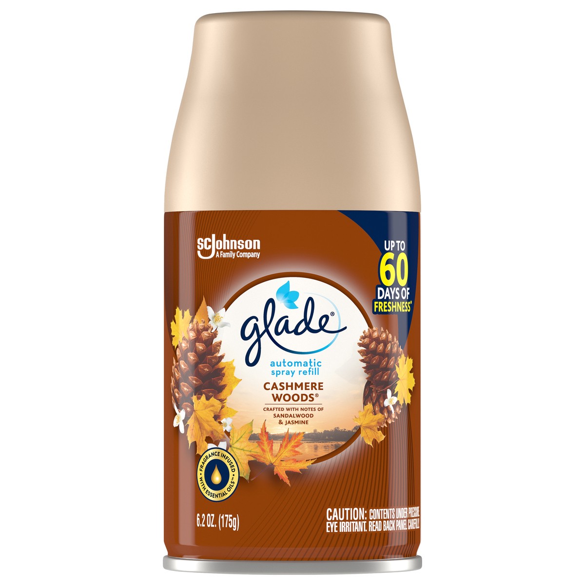 slide 1 of 5, Glade Cashmere Woods Automatic Spray Refill 6.2 oz, 6.2 oz