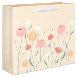 American Greetings Field of Florals Horizontal Wedding Gift Bag