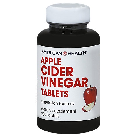 slide 1 of 1, American Health Apple Cider Vinegar, 200 ct