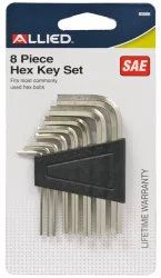 Allied 8-Piece Hex Key Set - SAE