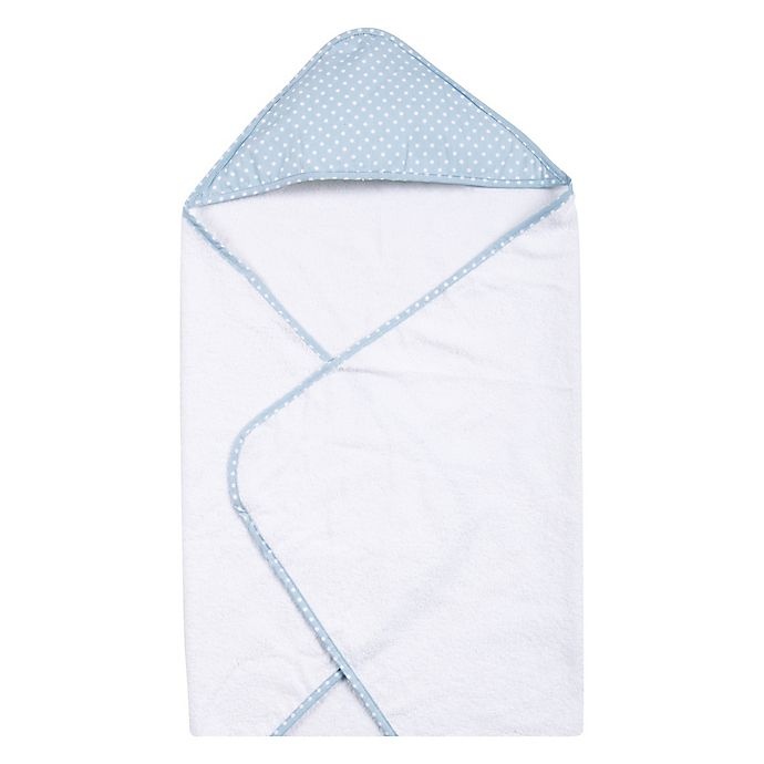 slide 1 of 2, Trend Lab Blue Sky Dot Deluxe Hooded Towel, 1 ct