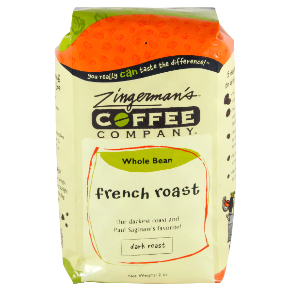 slide 1 of 4, Zingerman's Coffee Company French Roast Whole Bean - 12 oz, 12 oz