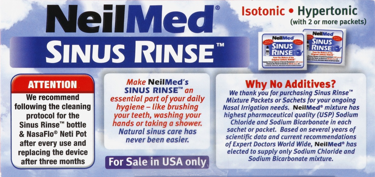 slide 2 of 5, NeilMed Sinus Relief Rinse Packsts, 100 ct