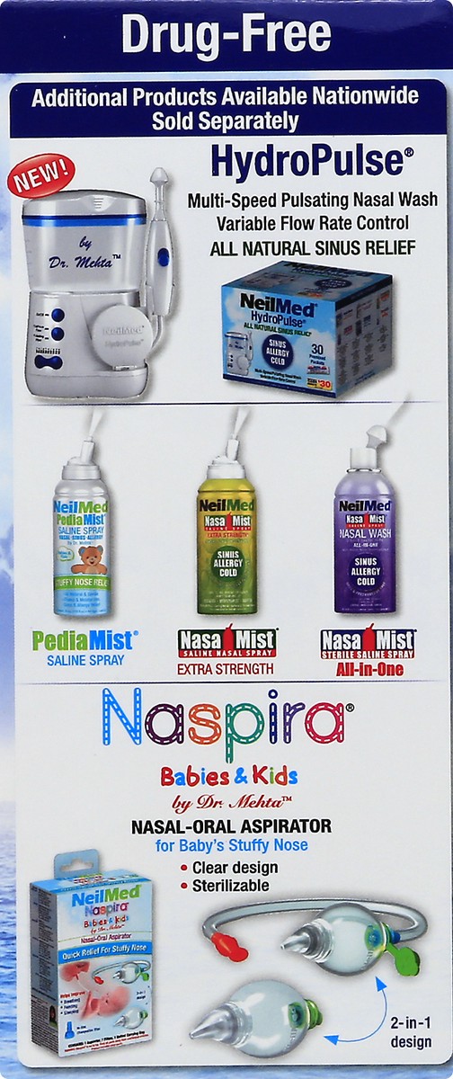 slide 6 of 9, NeilMed Sinus Rinse Premixed Packets Saline Nasal Rinse 100 ea, 100 ct