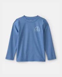 Carter's Boys Nautical Long-Sleeve Rashguard - Blue - 6