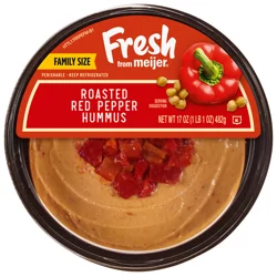 Fresh from Meijer Roasted Red Pepper Hummus