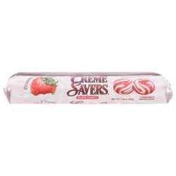 Creme Savers Strawberries & Creme Hard Candy 12 ea
